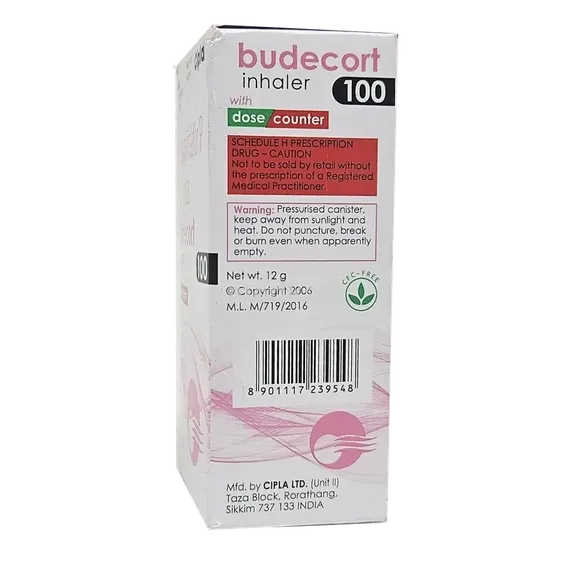 budecort 100mcg inhaler